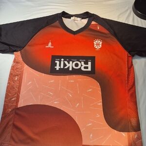 Java Authentic Jersey Orange and Black NWT
